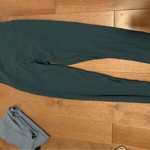 Lululemon size 4 never worn Dark Green Leggings